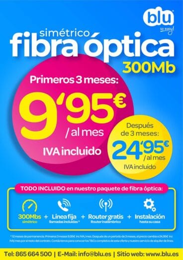 Oferta de fibra óptica en Jávea – Blu