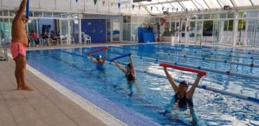 Clase de Aquagym en la Semana del Mayor