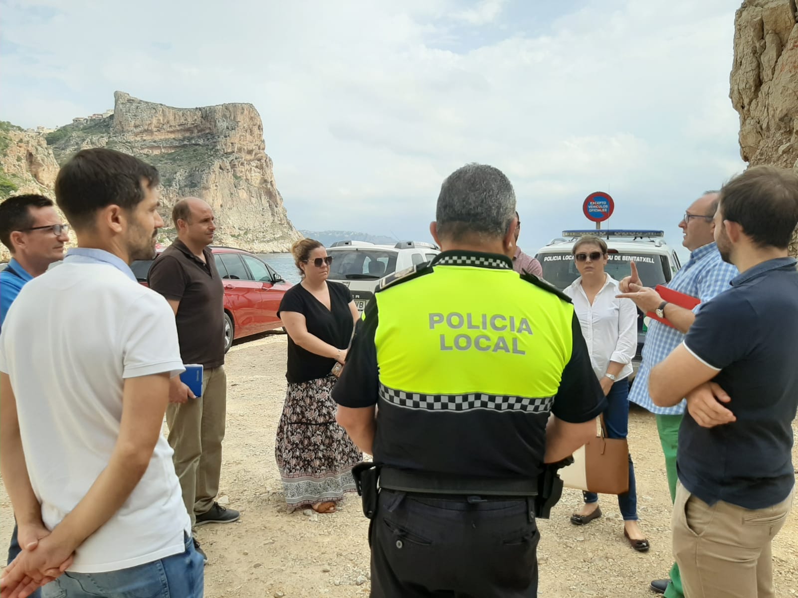 Imagen: Comisión de trabajo de El Poble Nou de Benitatxell para mejorar el Moraig