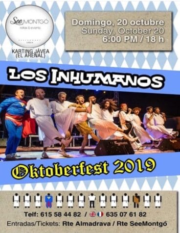 Concierto de los Inhumanos en la Oktoberfest de Xàbia
