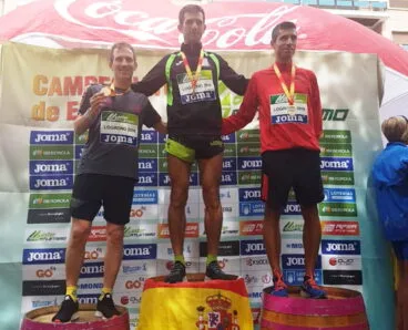 García Barragán en el podio de Logroño