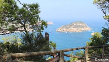 Isla del Portitxol vista desde el Cap Negre