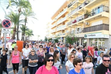 Más de mil personas participaron en la Marcha por la Vida de Xàbia