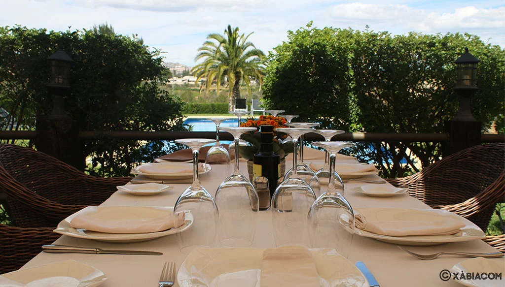 Mesa con vistas – Restaurante Vall de Cavall