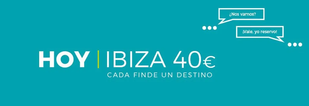 Imagen: Oferta para comprar billetes de ferry cada fin de semana - Baleària
