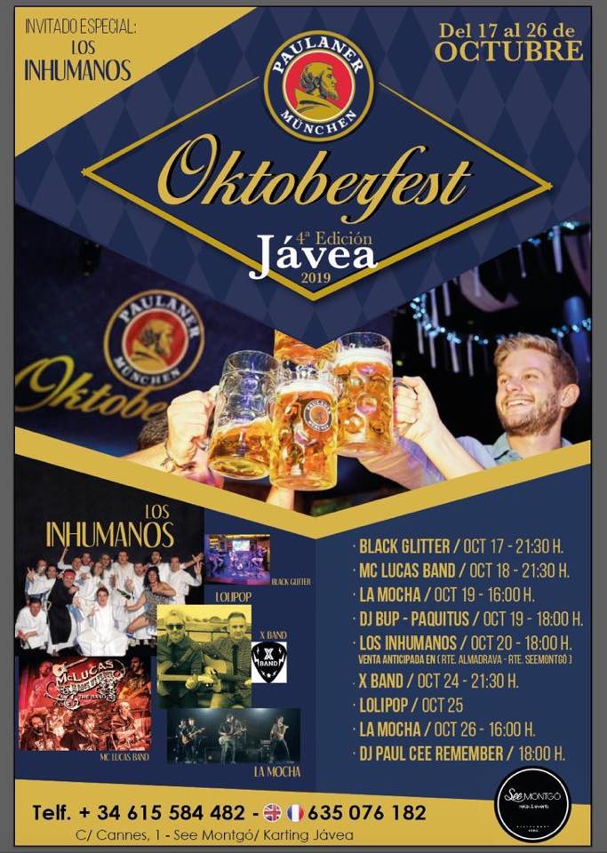 Oktoberfest en Xàbia del 17 al 26 de octubre