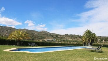 Piscina en el Restaurante Vall de Cavall