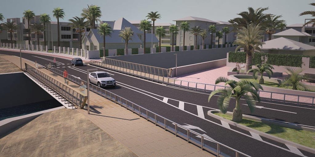 Imagen: Proyecto virtual de la obra del Puente de Triana