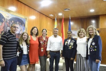 Recepción de estudiantes del programa de intercambio del Rotary