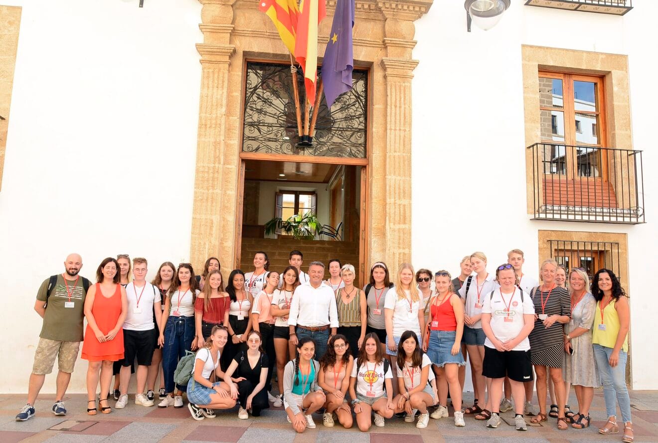 Recepción estudiantes de erasmus Dinamarca y Alemania