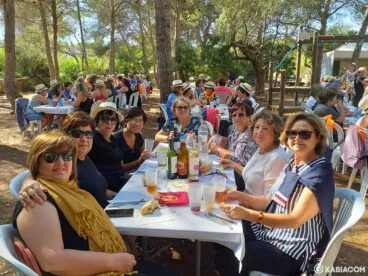 Socias de las Amas de Casa en la comida de Pinosol