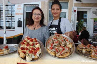 Tostada de atún rojo con cebolla caramelizada de La Bodeguilla