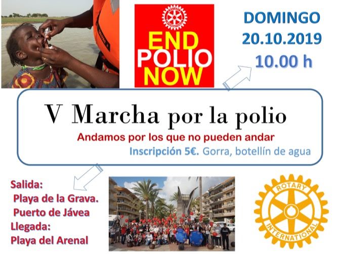 V Marcha contra la polio de Xàbia
