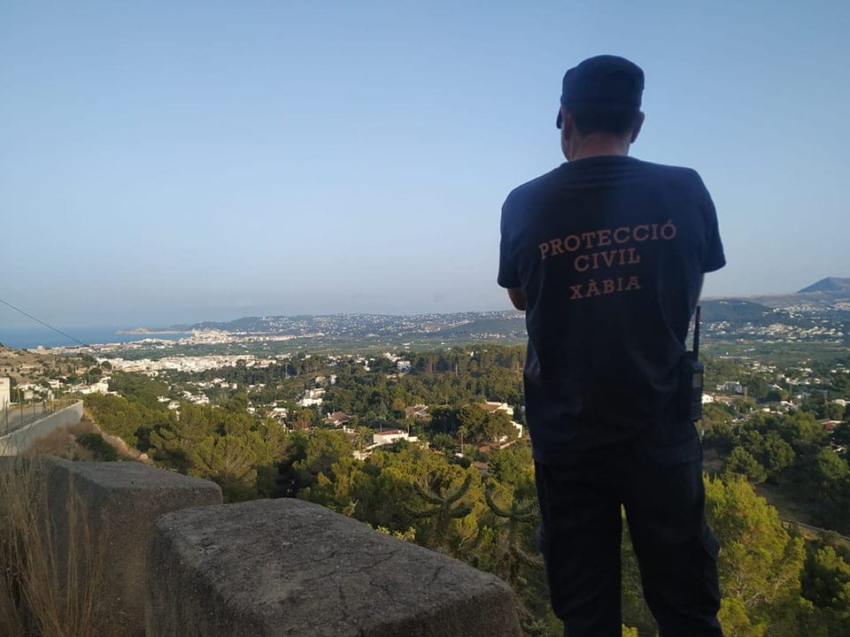 Imagen: Vigilancia de Protección Civil durante el verano