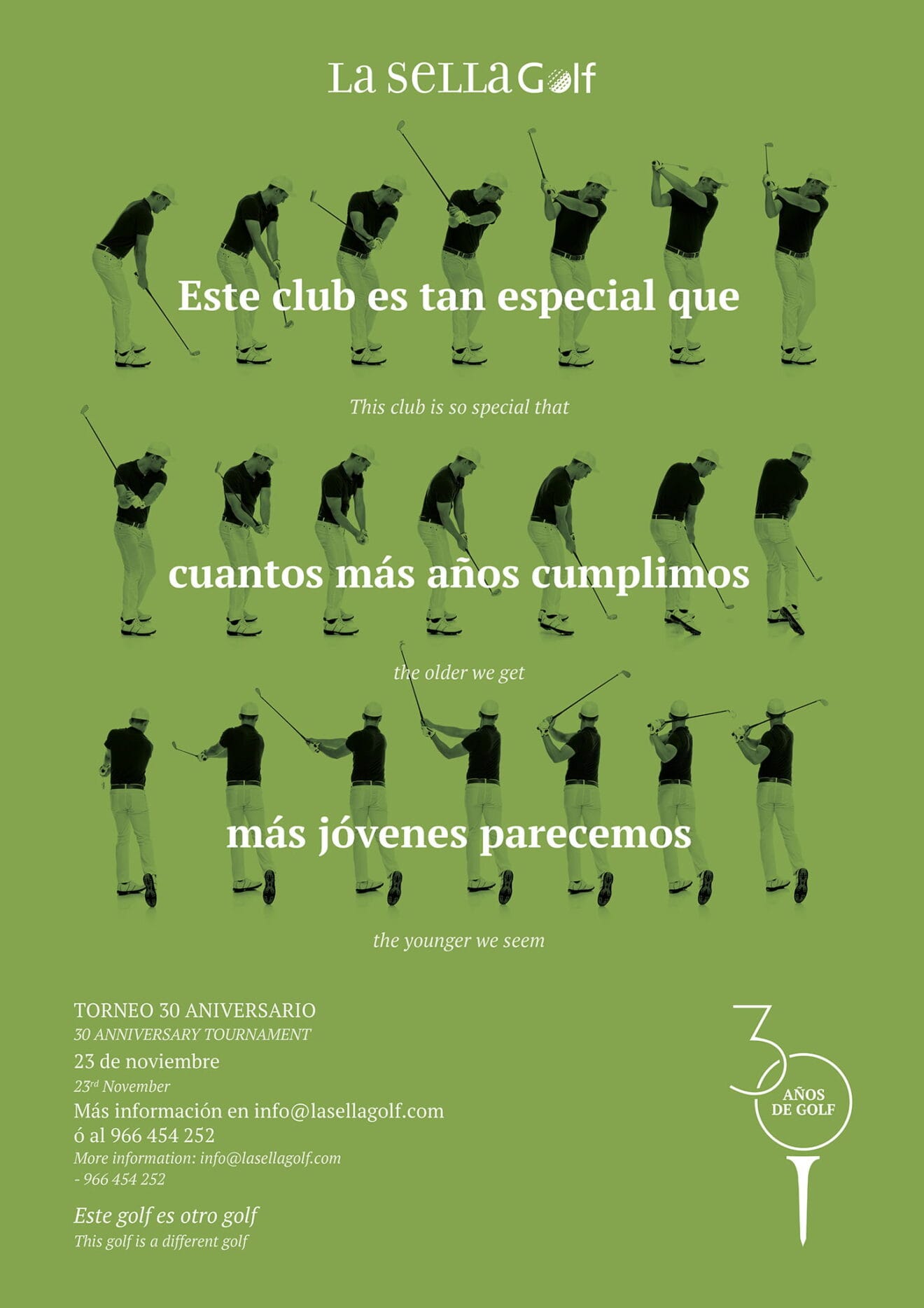 30 Aniversario - La Sella Golf