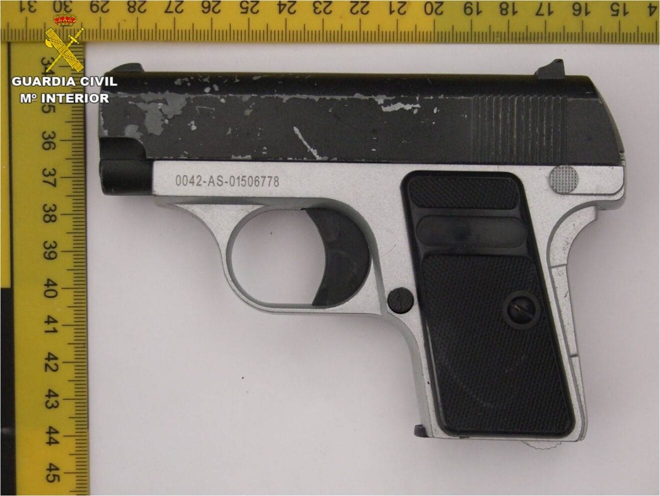 Arma utilizada en el robo