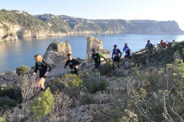 Atletas durante una de las ediciones de la Granadella Trail