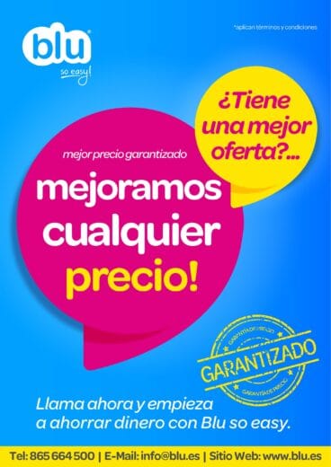 Mejora tu tarifa de móvil, internet o televisión – Blu