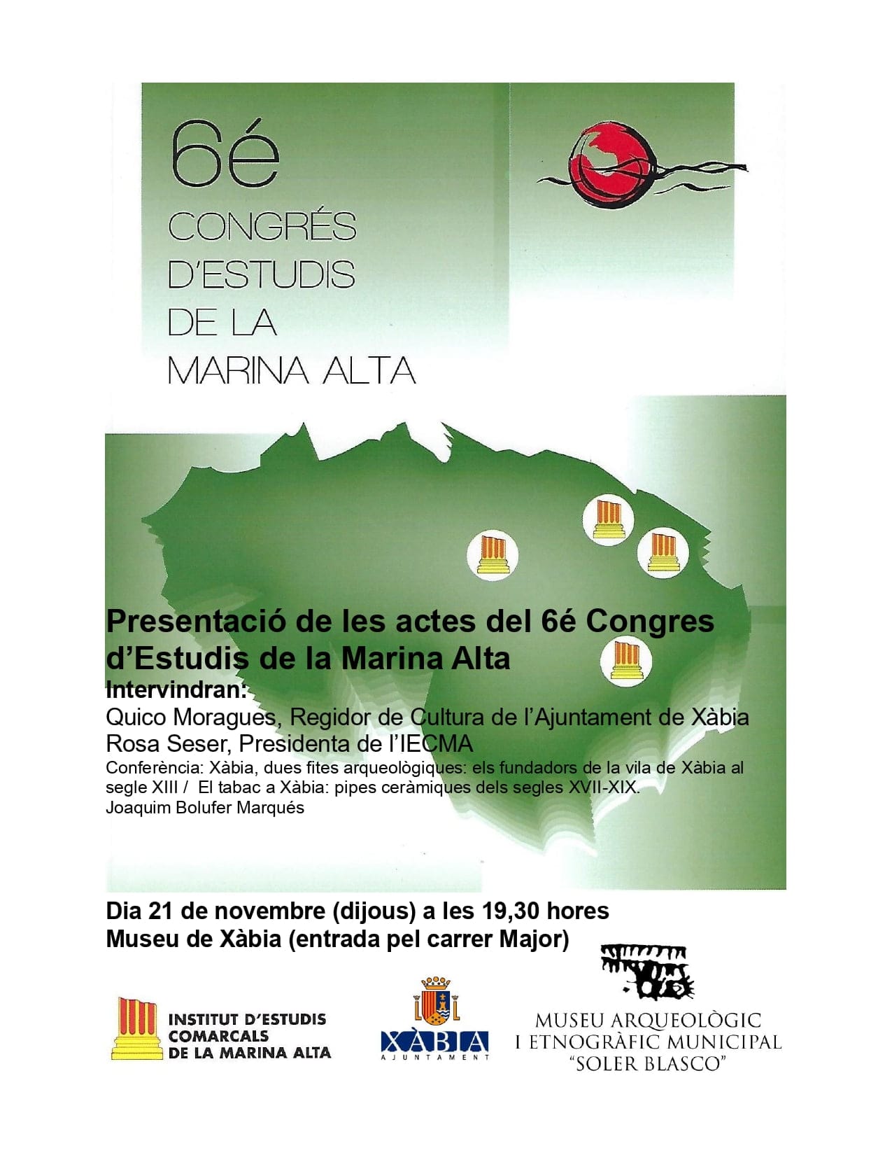 Imagen: Cartel del acto de presentación