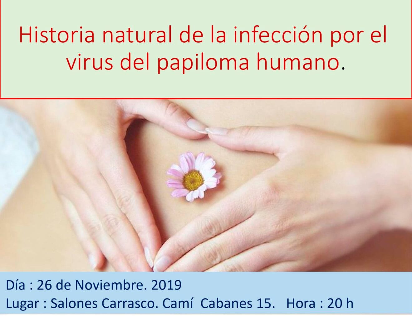 Charla sobre el papiloma humano