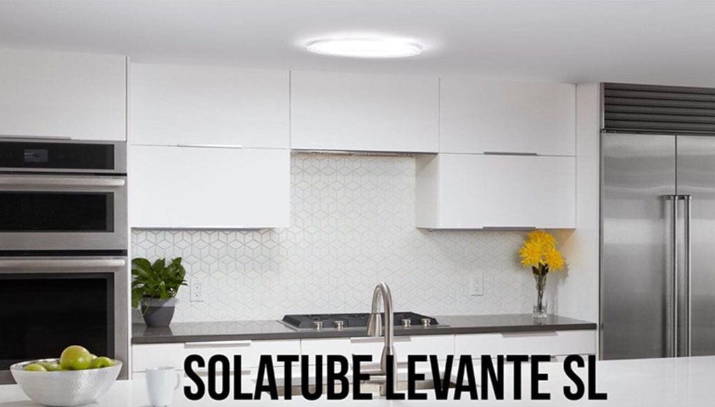 Imagen: Cocina doméstica después de iluminar con Solatube Levante