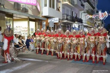 Escuadra de la filà Xibia en 2019