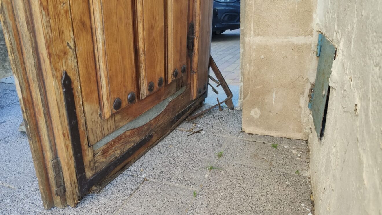 Estado del Portalet antes de restaurar