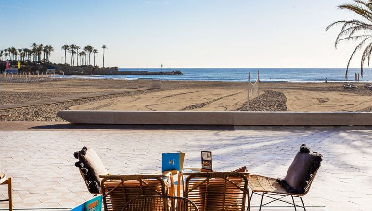 Iniciativa con conciencia para limpiar la playa - Restaurante Ammos
