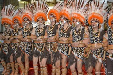 Filà Xibia en el desfile de gala de 2019