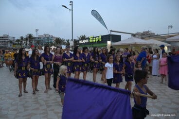 Filà Xibia en el desfile informal del paseo del Arenal
