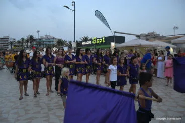 Filà Xibia en el desfile informal del paseo del Arenal
