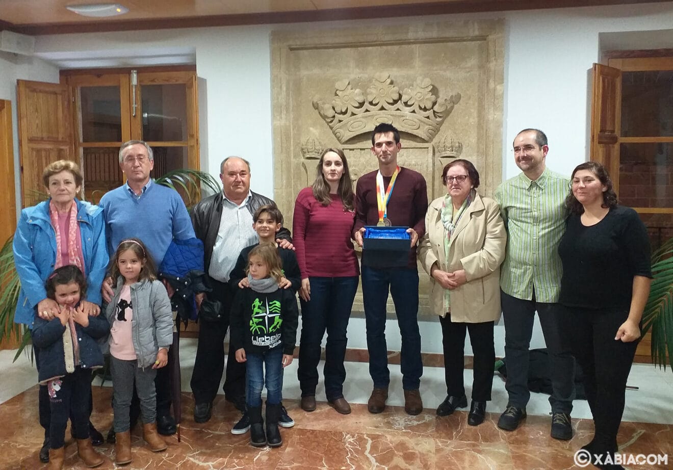 García Barragán con su familia