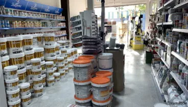 Interior de una de las tiendas de Decorxàbia