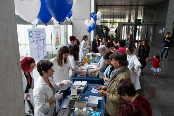 Imagen: Jornada contra la  diabetes en el Hospital de Dénia