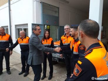 José María Ángel visita las instalaciones de Protección Civil de Xàbia
