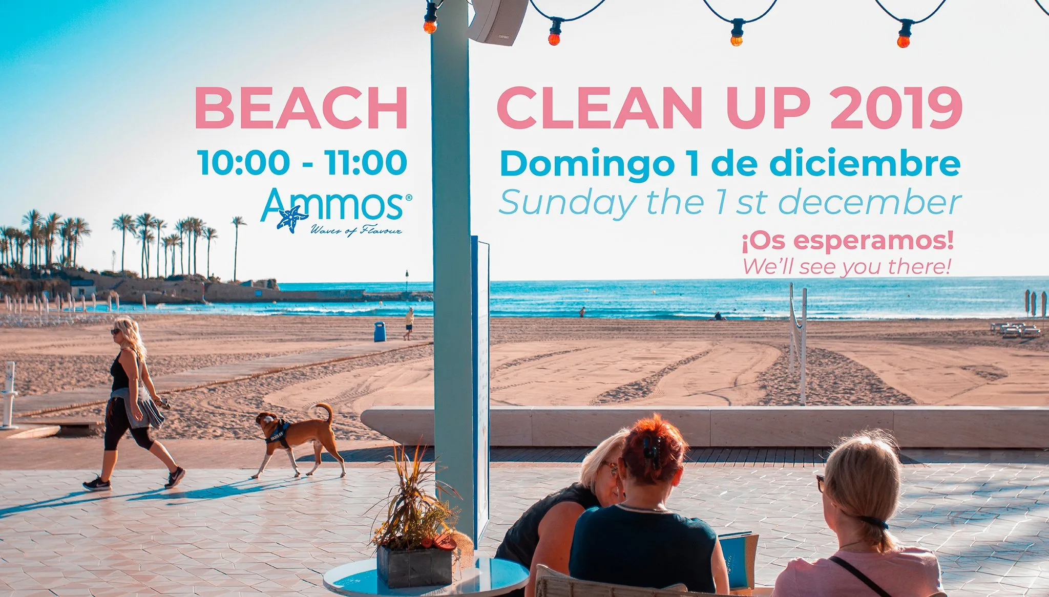 Imagen: Limpieza de playa del Arenal - Restaurante Ammos