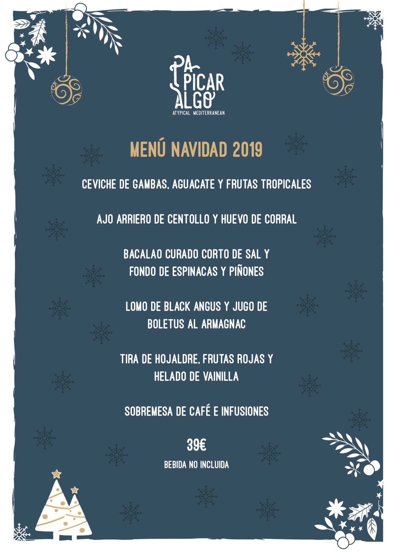 Menú de Navidad - Pa Picar Algo