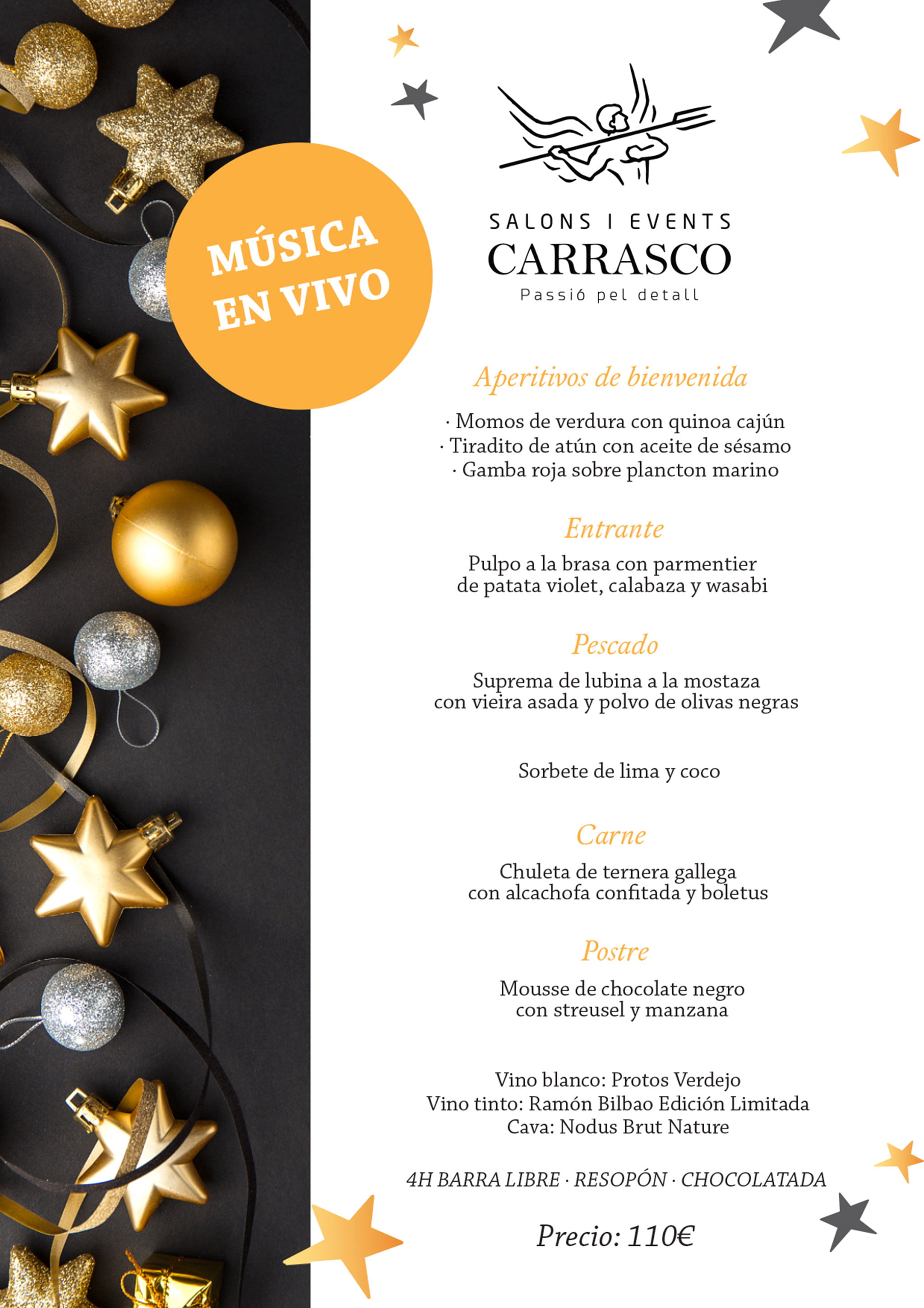 Imagen: Menú de Nochevieja en Jávea - Salones Carrasco