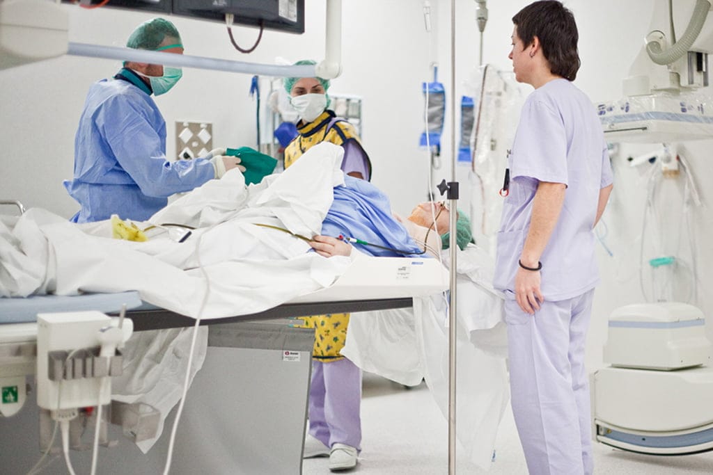 Imagen: Momento de una intervención quirúrgica