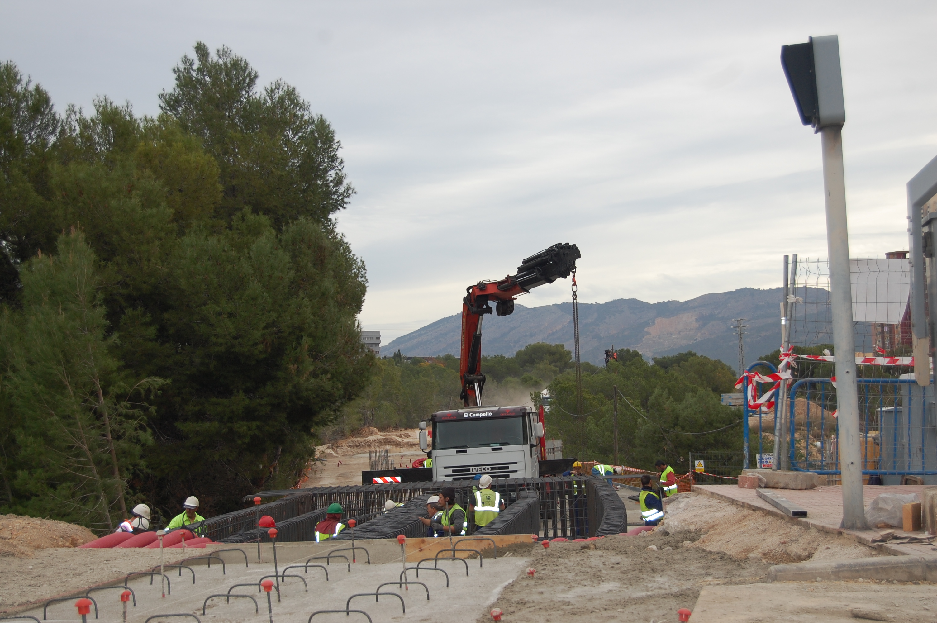 Imagen: Obras de la red ferroviaria