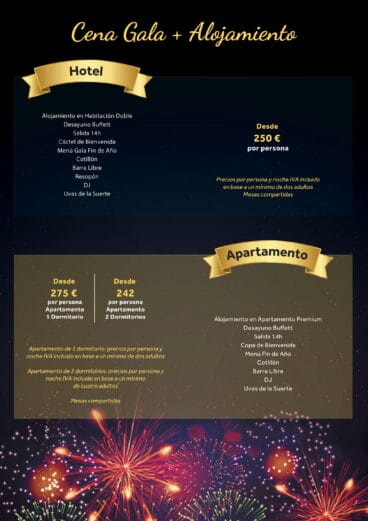 Paquete alojamiento gala adultos – Hotel Dénia Marriott La Sella Golf Resort & Spa