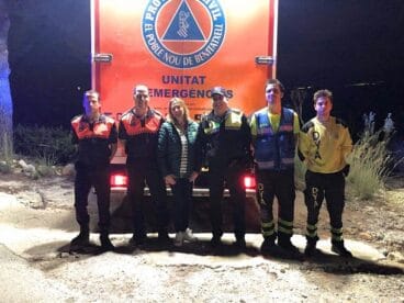 Simulacro de emergencias en Benitatxell