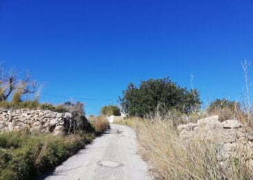 Uno de los caminos de Benitatxell en los que se actuará