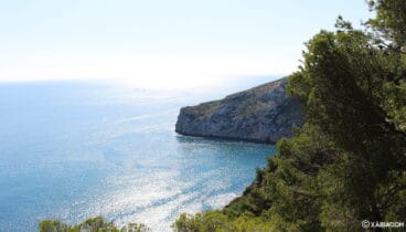 Vistas desde el mirador del Castell de la Granadella hacia el sur