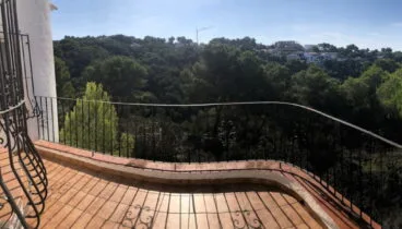 Vistas desde la terraza de una villa en venta en zona Ambolo – Terramar Costa Blanca