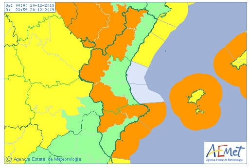 Imagen: Alerta naranja para el viernes 20 por fuerte viento