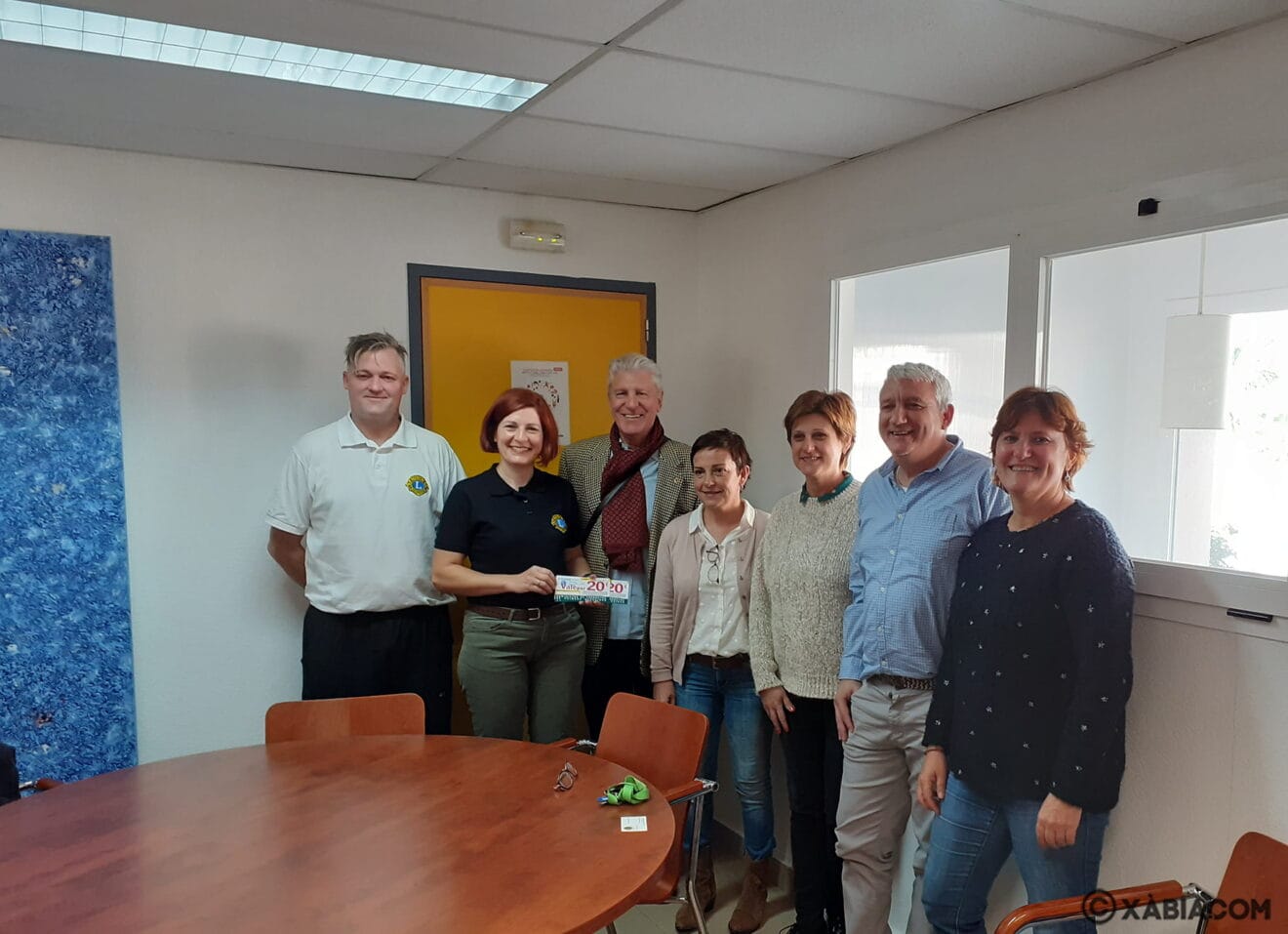 Club de Leones junto a la concejala