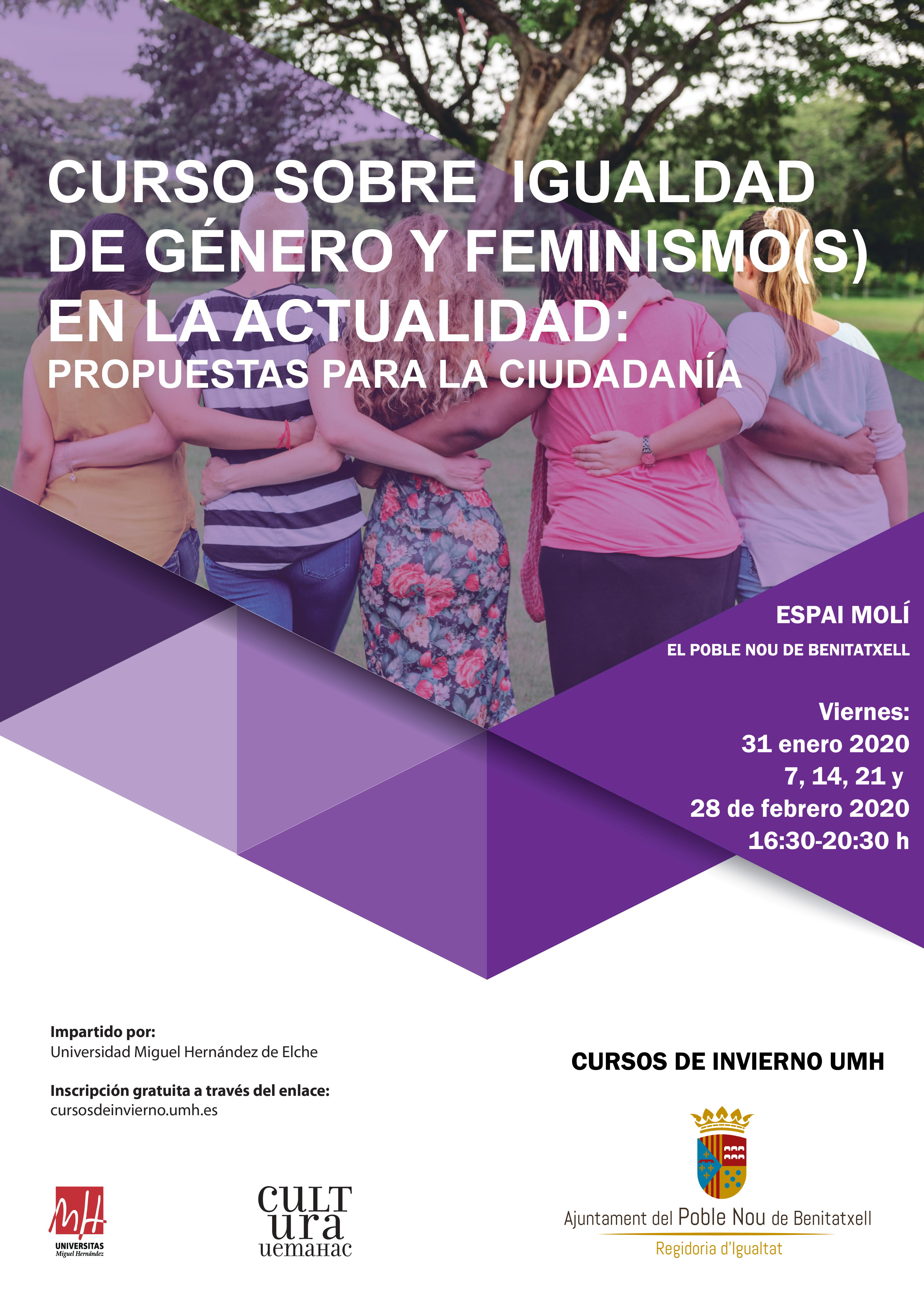 Imagen: Curso Feminismo 2020 Benitatxell
