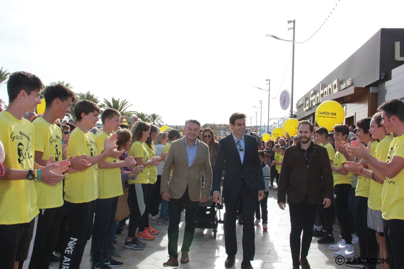 David Ferrer es homenajeado por Xàbia