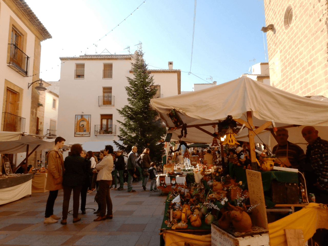 Imagen: Foto de archivo de la Fira de Nadal en Xàbia Histórica